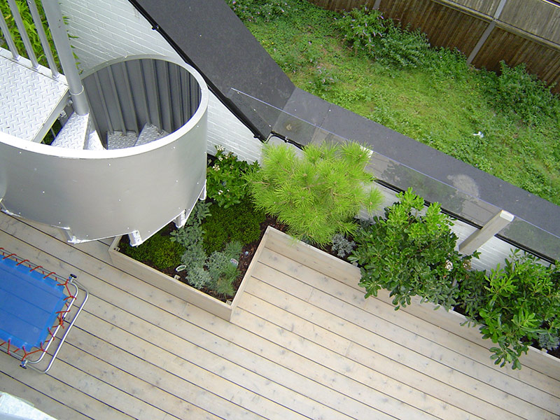 Rachel Hartley Design - Mile End Roof Terrace